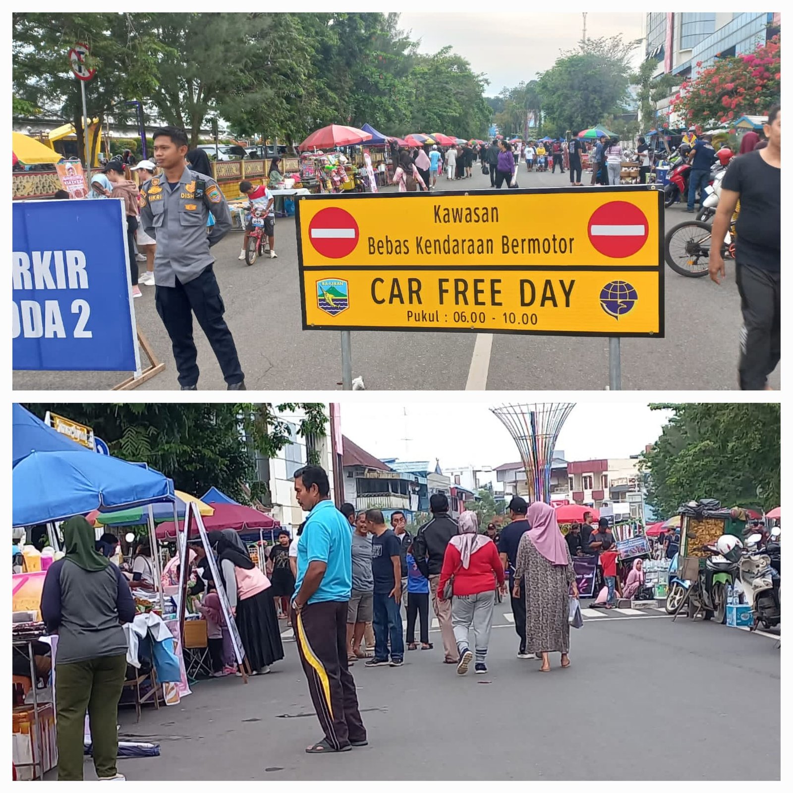 Car Free Day di Siring Laut Kotabaru Makin Diminati, Puluhan Stand Jual Panganan Tradisional