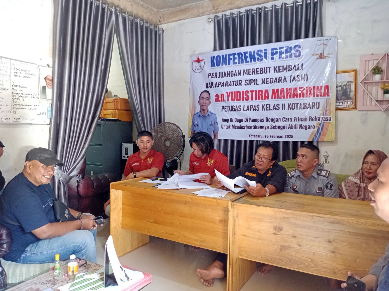 ASN Lapas Kotabaru Diberhentikan Tanpa Proses Peradilan, ARUN Kalsel Siap Kawal Hingga Ke DPR-RI