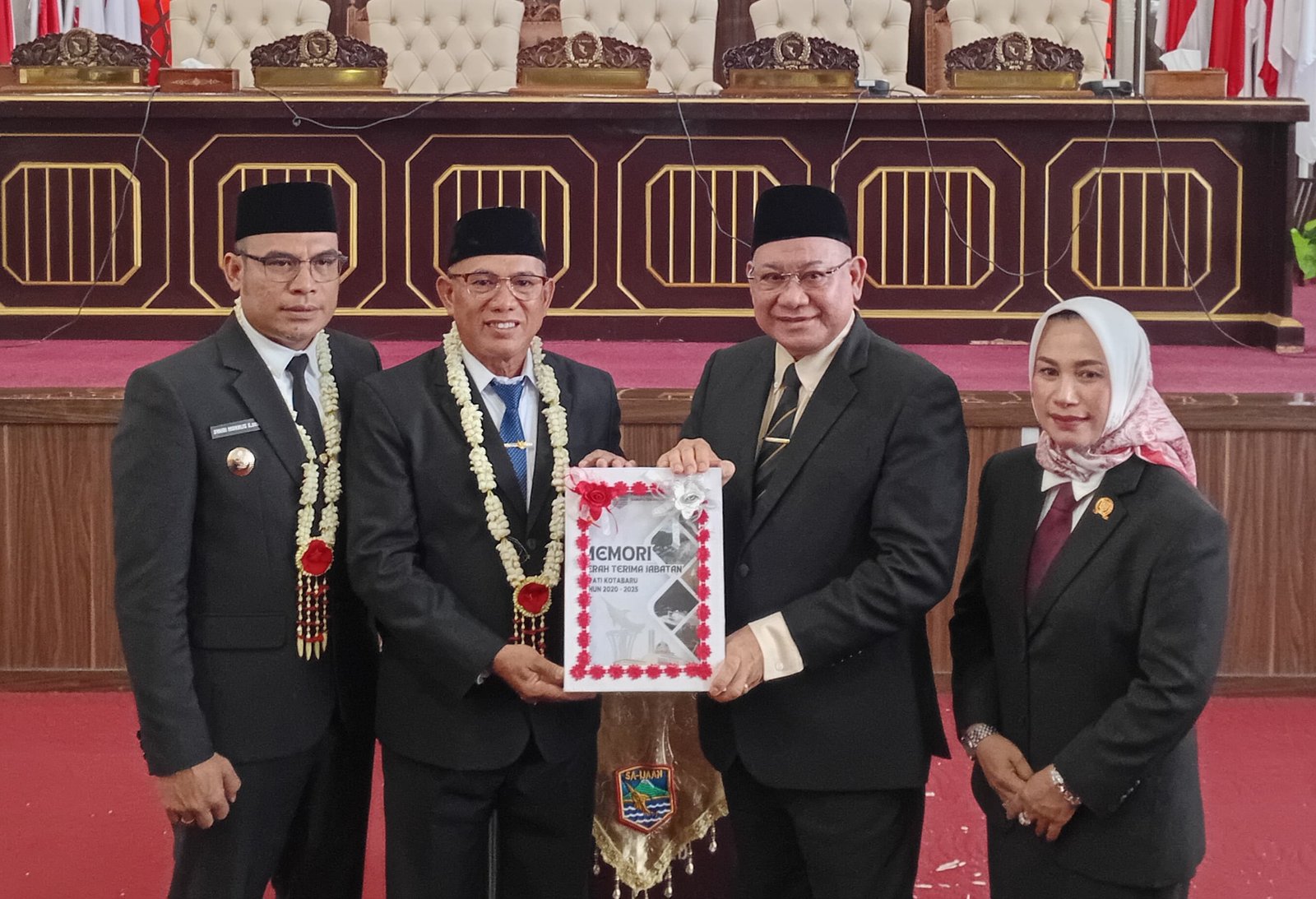 Serah Terima Jabatan Bupati Kotabaru Terpilih Periode 2025-2030 