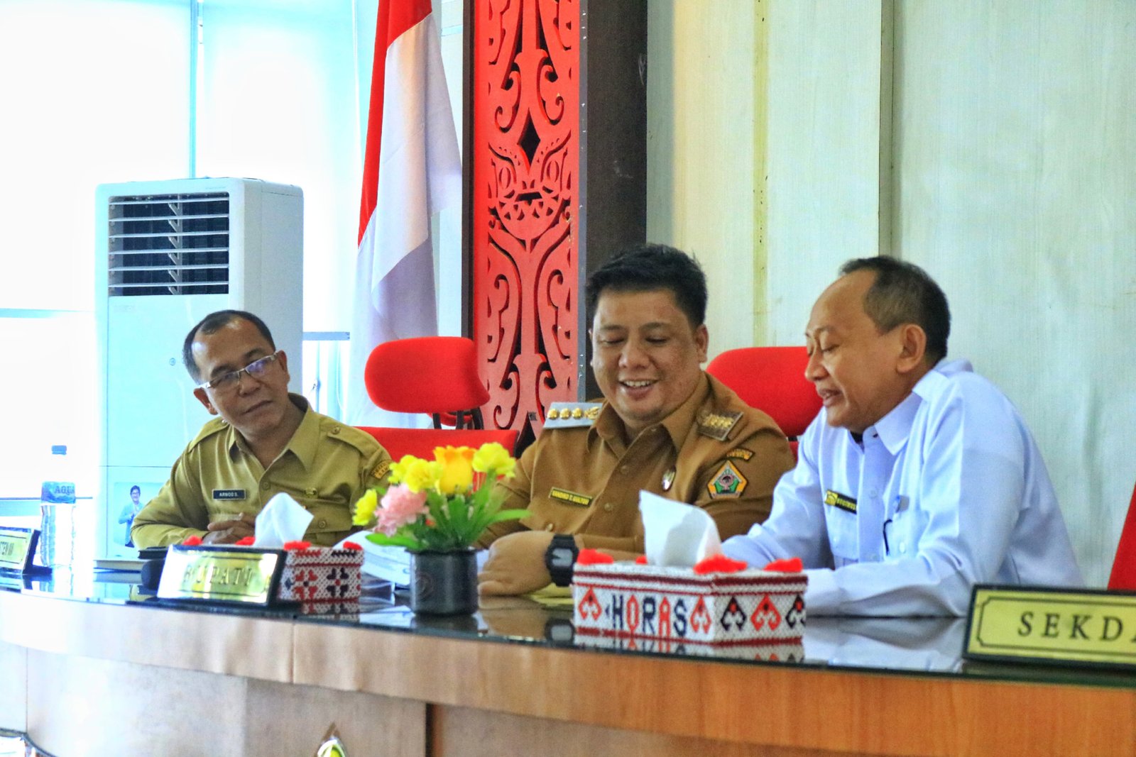 Bupati Samosir Terima Kunjungan BPKP Sumut Dan Buka Meeting Perencanaan Penganggaran