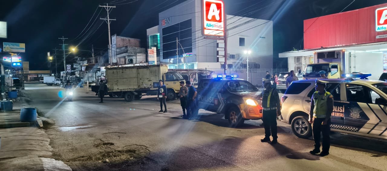 Polres Samosir Gelar Patroli Presisi Hingga Subuh dan Amankan Perayaan Minggu Palma