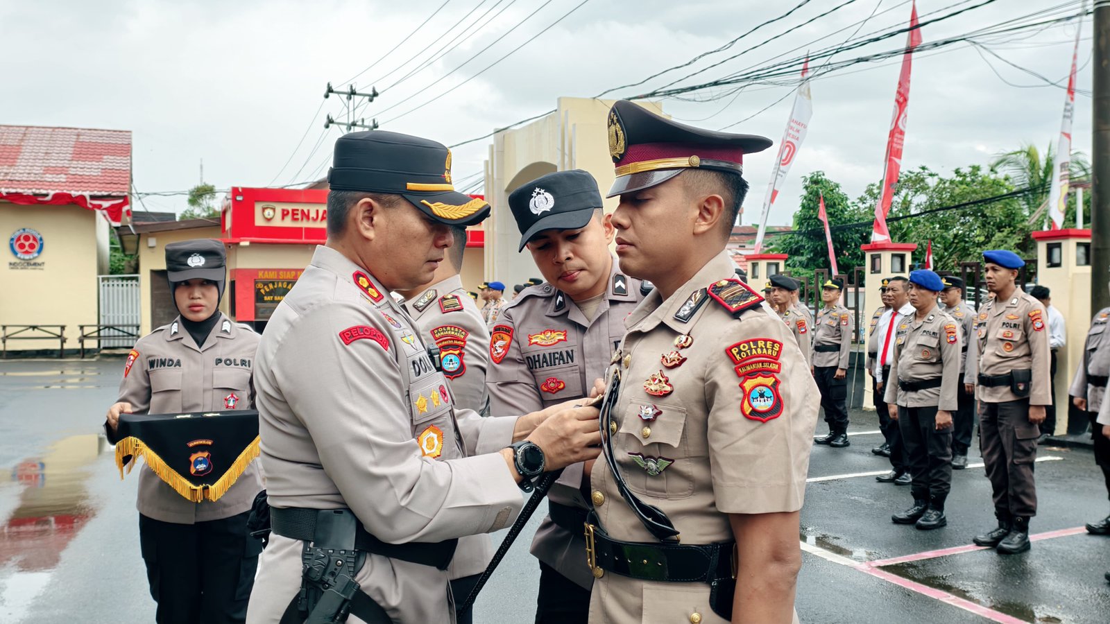 Sertijab Kasat Lantas Polres Kotabaru, Kapolres Sampaikan Apresiasi